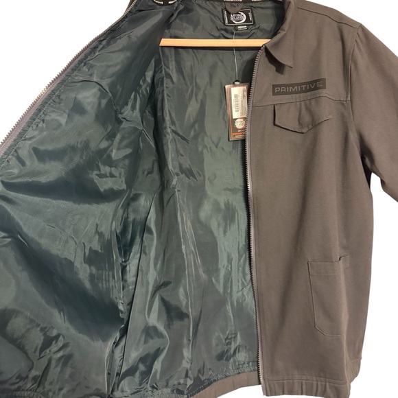 Primitive X Demon Slayer Charcoal Utility Jacket. Tanjiro Jacket. Size Medium. - Picture 6 of 15